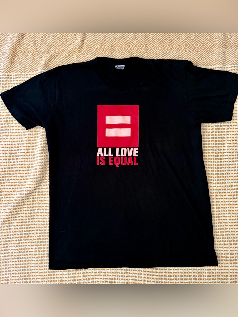 Black 'All Love Is Equal' Graphic Tee